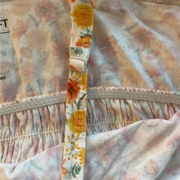 NWT Torrid super soft sweetheart ruched babydoll top size 2x multi  fall colors - Picture 9 of 12